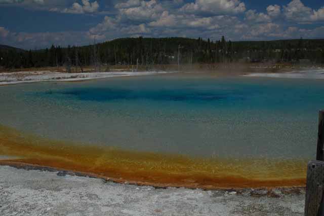 Sunset Lake at the Upper Basin